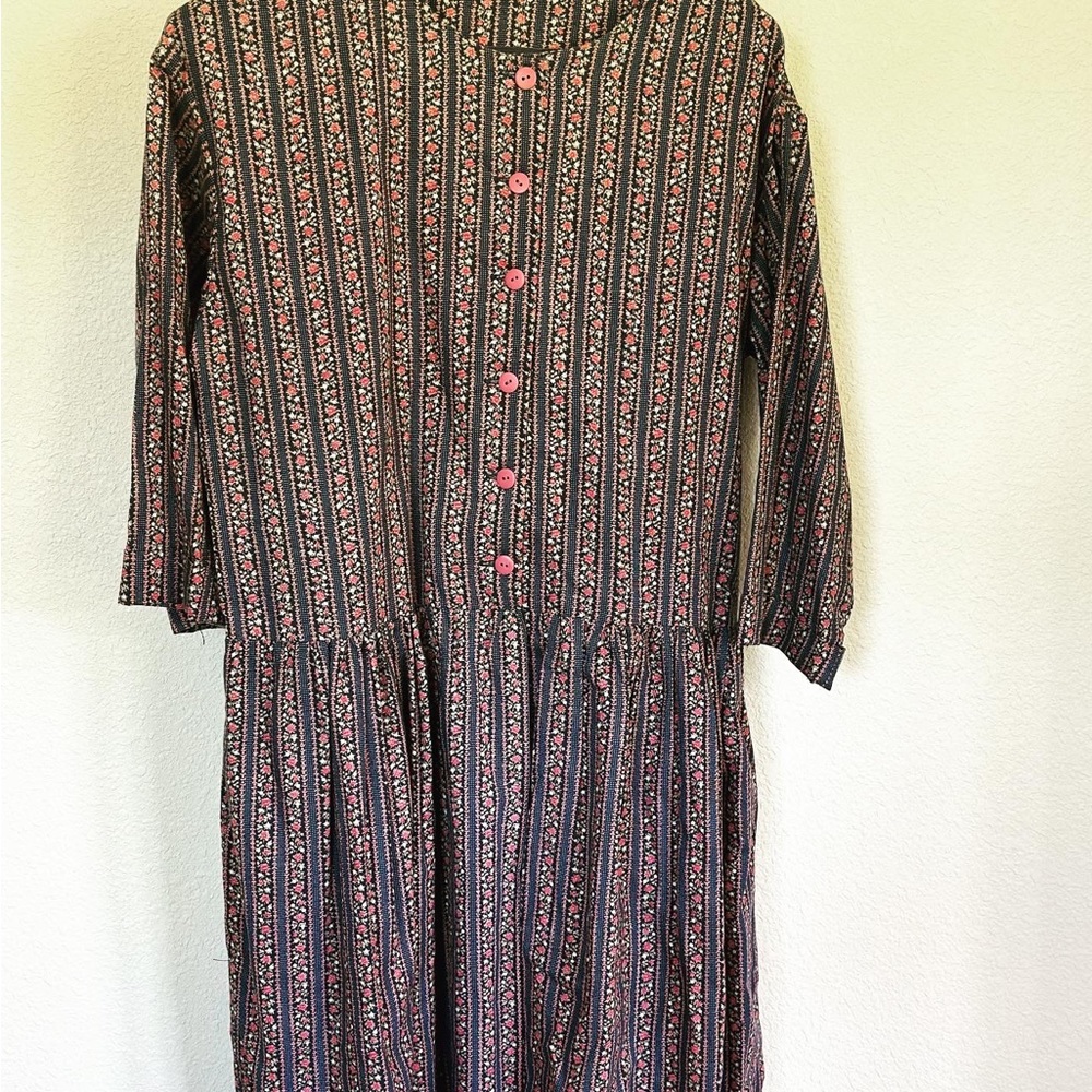Vintage Size Large Floral Dress
